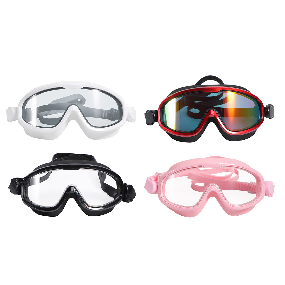 White Waterproof Swim Goggles  - đánh giá và giá Goggles Swim
