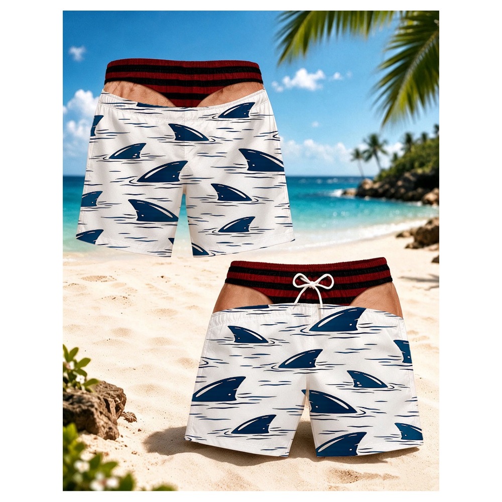 Men's Shark Fin Wave Print Swi - đánh giá và giá Swim Fins