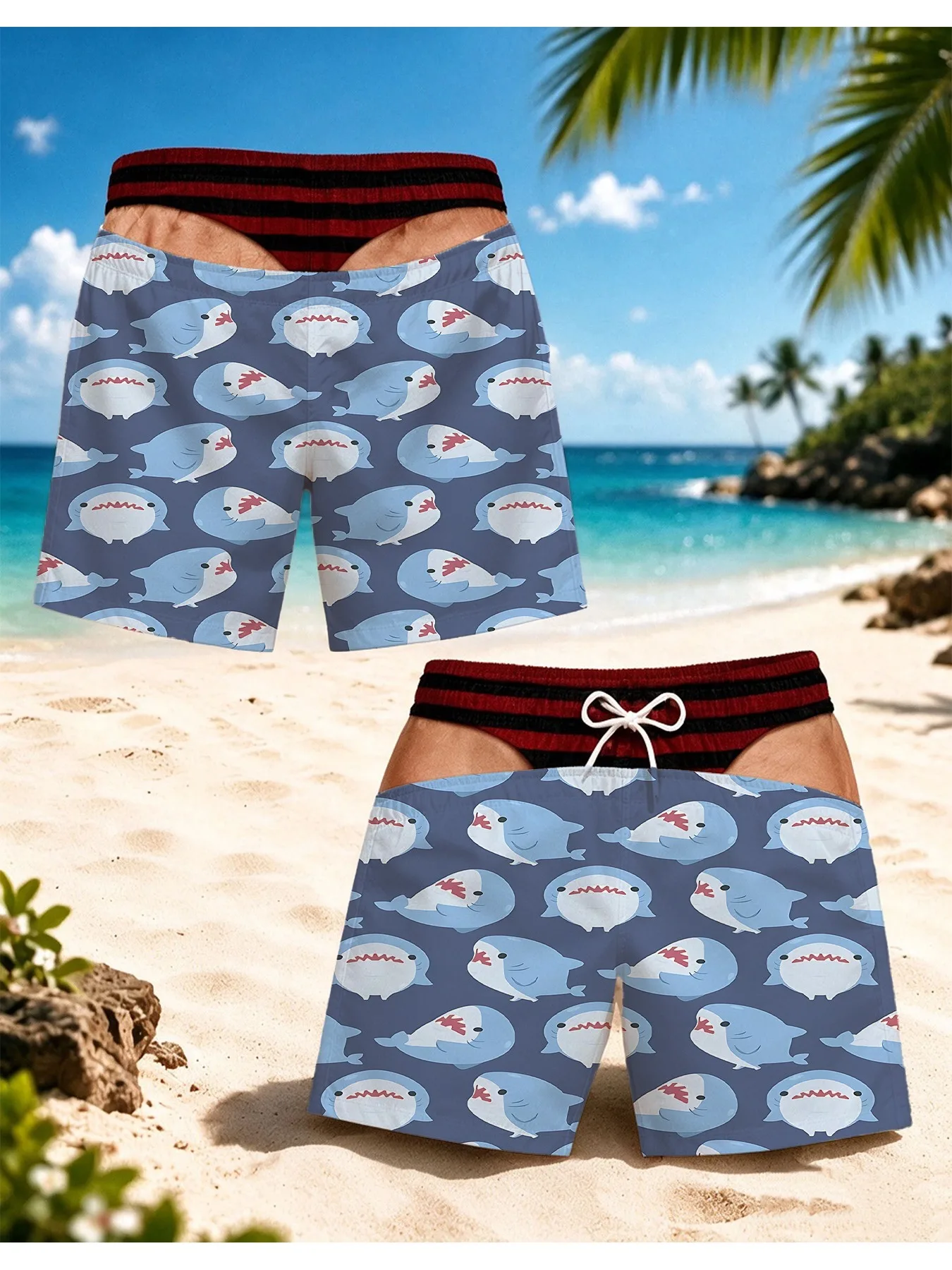 Men's Shark Fin Wave Print Swi - đánh giá và giá Swim Fins