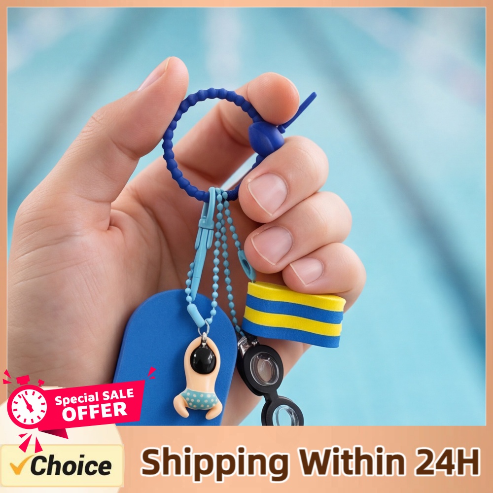 Cute Swim Themed Keychain with - đánh giá và giá Goggles Swim