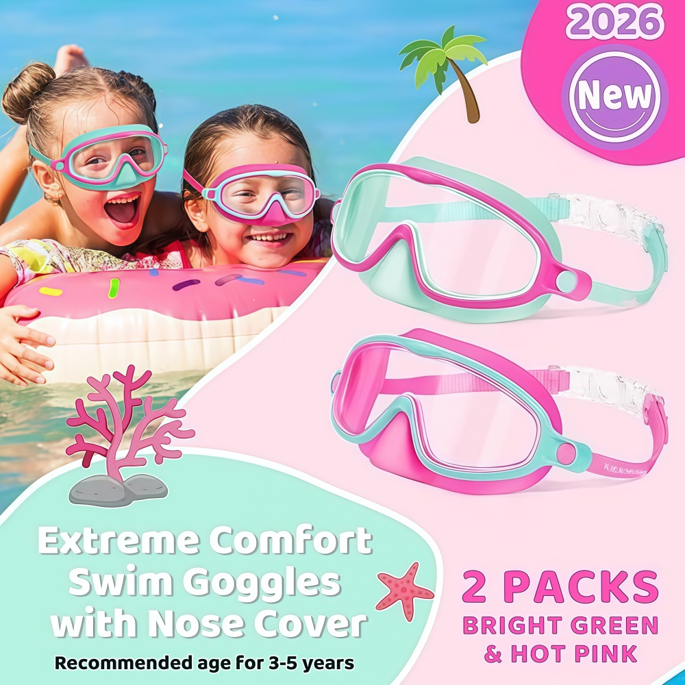 Kids Swim Goggles with Nose Co - đánh giá và giá Diving Mask