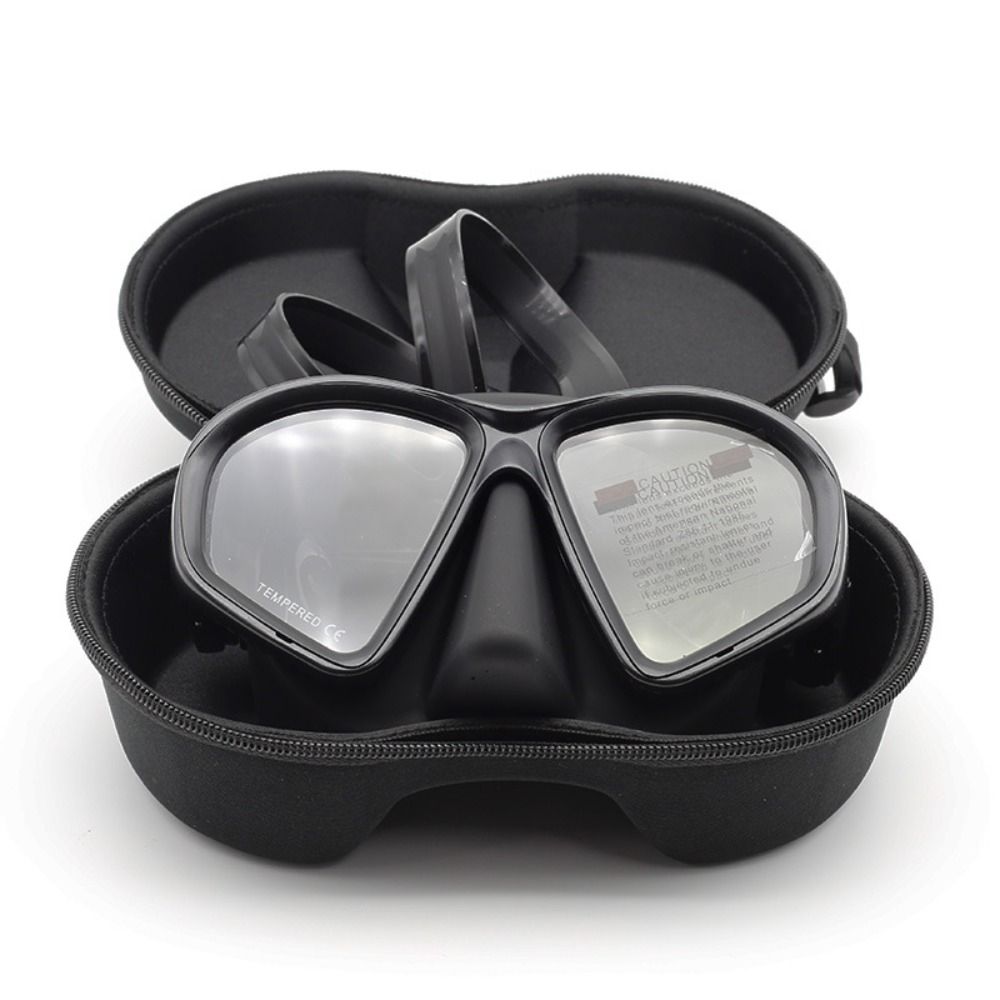 Tempered Glass Freediving Mask - đánh giá và giá Snorkel Set