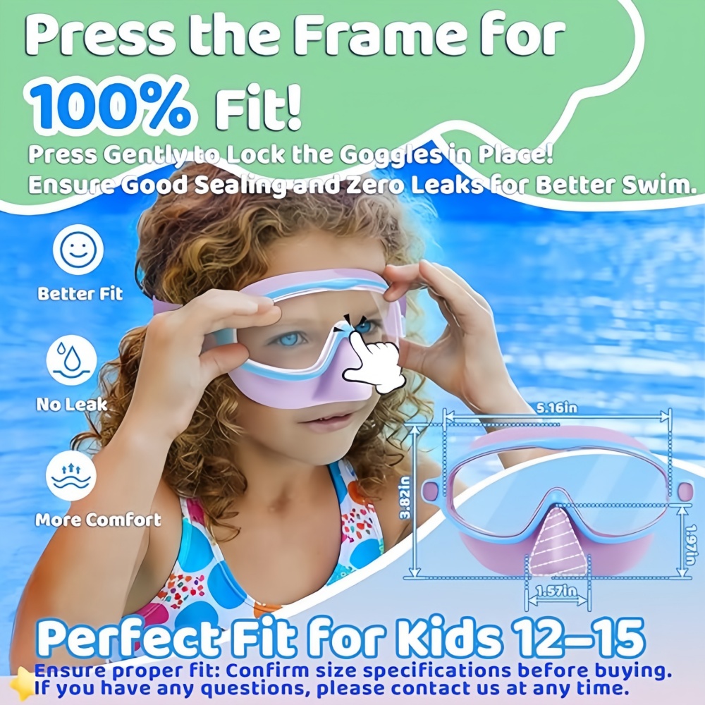 Kids Swimming Goggles with Nos - đánh giá và giá Diving Mask