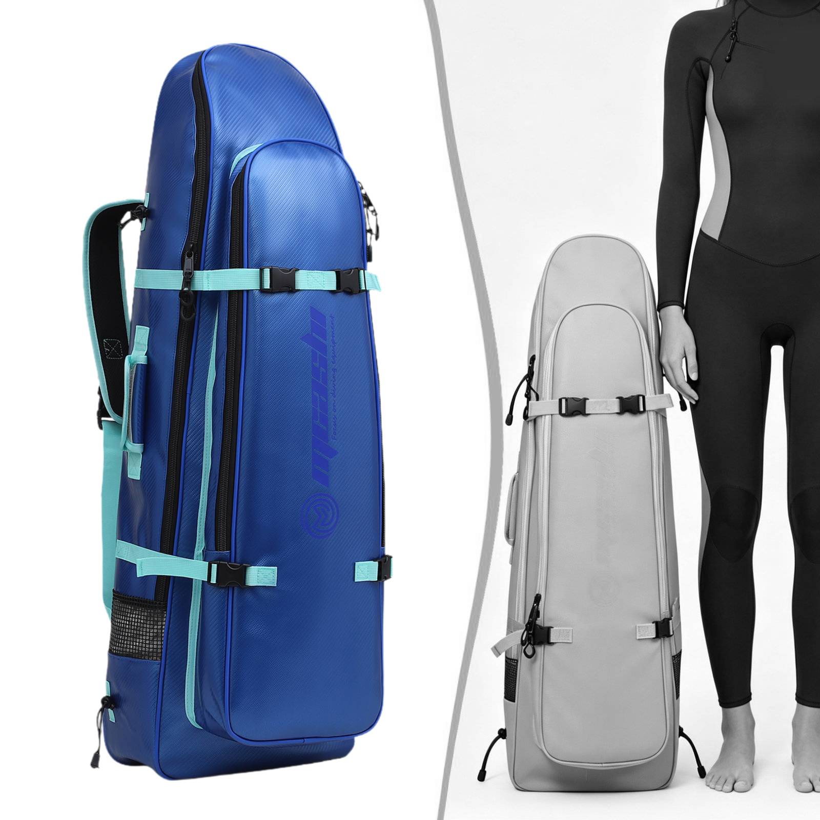 Long Fins Bag Portable Scuba D - đánh giá và giá Flippers Swimming